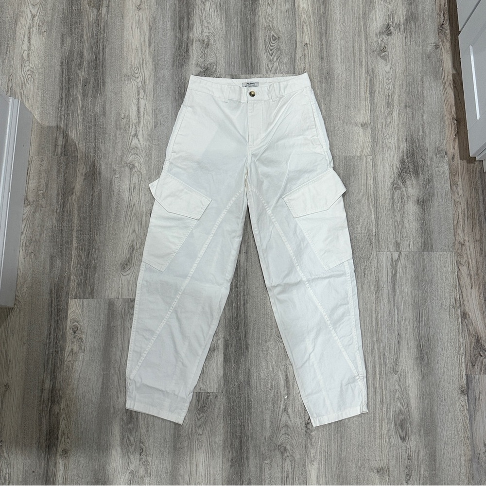 Madewell The Tall Barrel-Leg Utility Pant in Garment-Dyed Twill NWT